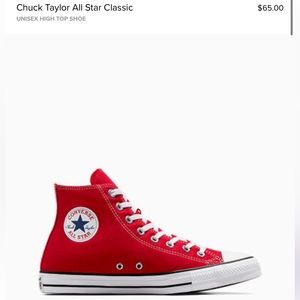 Red Hightop Converse